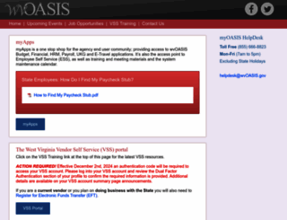 wvoasis.gov screenshot