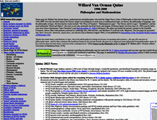 wvquine.org screenshot