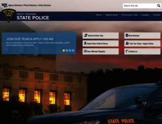 wvstatepolice.com screenshot