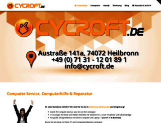ww.cycroft.de screenshot