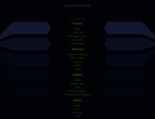 ww1.goverment.ca screenshot