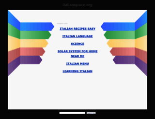 ww1.italianspace.org screenshot