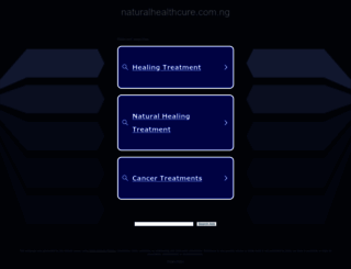 ww1.naturalhealthcure.com.ng screenshot