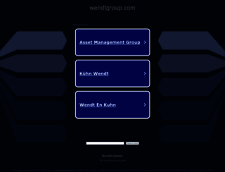 ww1.wendtgroup.com screenshot