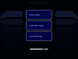 ww1.xvidvideocodecs.com screenshot