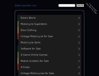 ww25.bikersworld.com screenshot