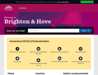 ww3.brighton-hove.gov.uk screenshot