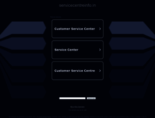 ww3.servicecentreinfo.in screenshot