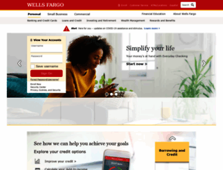 wwellsfargo.com screenshot