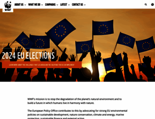 wwf.eu screenshot