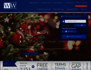wwfcu.org screenshot
