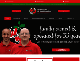 wwheating.com screenshot