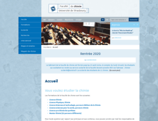 www-chimie.u-strasbg.fr screenshot