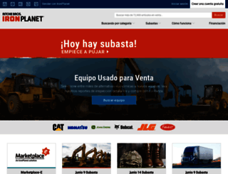www-es.ironplanet.com screenshot