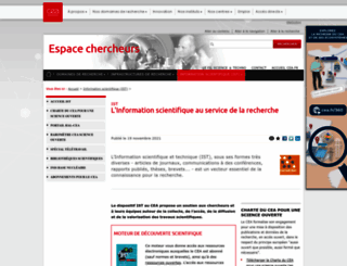 www-ist.cea.fr screenshot