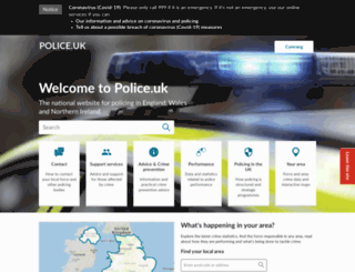 www.police.uk screenshot