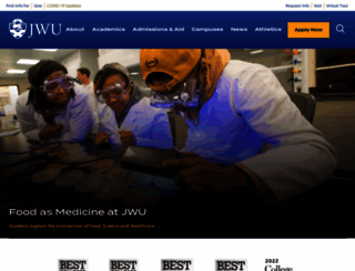 www1.jwu.edu screenshot