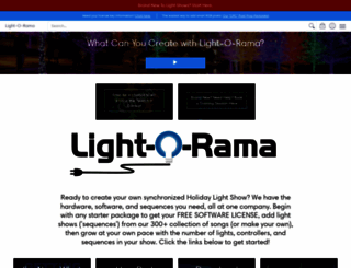 www1.lightorama.com screenshot