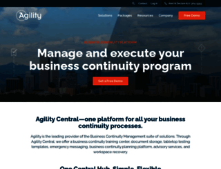 www2.agilityrecovery.com screenshot