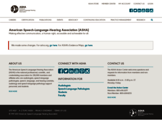 www2.asha.org screenshot