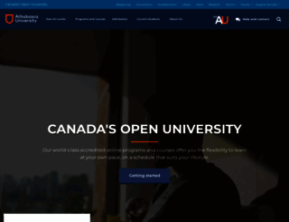 www2.athabascau.ca screenshot