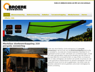 www2.broere-zonwering.nl screenshot