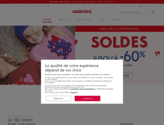 www2.catimini.com screenshot