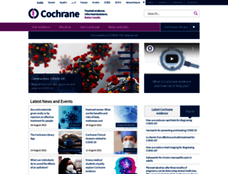 www2.cochrane.org screenshot