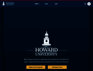 www2.howard.edu screenshot