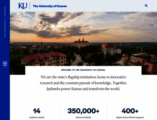 www2.ku.edu screenshot
