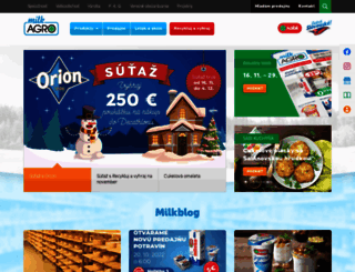 www2.milkagro.sk screenshot