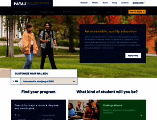 www2.nau.edu screenshot