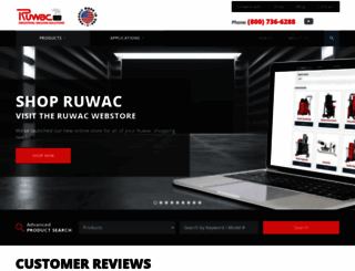www2.ruwac.com screenshot
