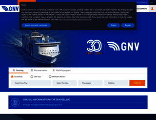 www3.gnv.it screenshot