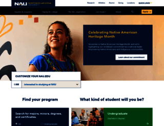 www8.nau.edu screenshot