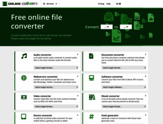 www8.online-convert.com screenshot