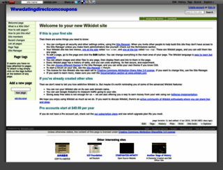 wwwdatingdirectcomcoupons.wikidot.com screenshot