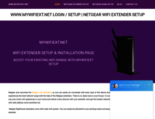 wwwmywifiextnet.com screenshot