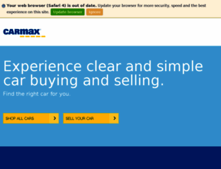 wwwqa.carmax.com screenshot