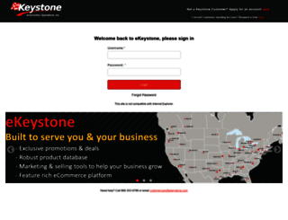 wwwsc.ekeystone.com screenshot