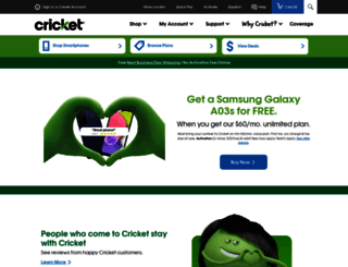 wwwsit6.cricketwireless.com screenshot