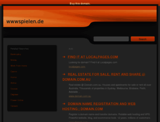 wwwspielen.de screenshot