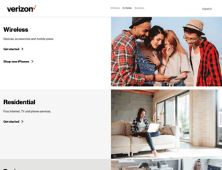 wwwverizon.com screenshot