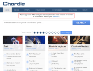 wwww.chordie.com screenshot