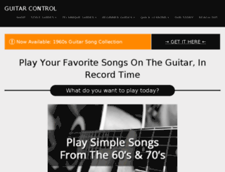 wwww.guitarcontrol.com screenshot