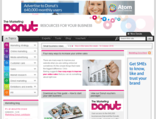 wwww.marketingdonut.co.uk screenshot
