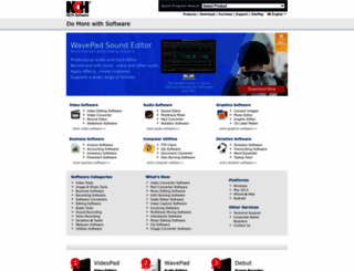 wwww.nchsoftware.com screenshot