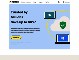 wwww.norton.com screenshot