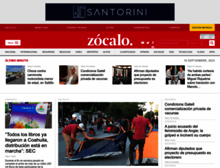 wwww.zocalo.com.mx screenshot