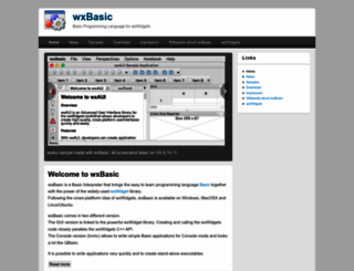 wxbasic.net screenshot